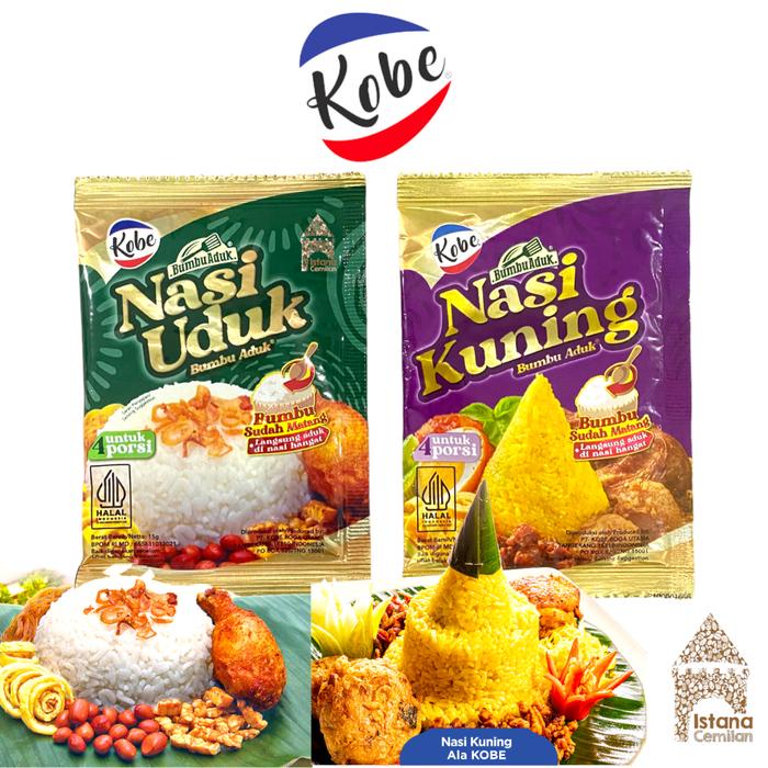 

PR156 Kobe Nasi Uduk / Nasi Kuning Bumbu Aduk Instan Tinggal Diaduk Dengan Nasi Panas CUCI GUDANG