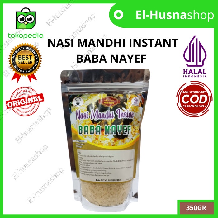 

JJ840 Nasi Mandhi Instan Baba Nayef 350 Gram Plus Bumbu PROMO