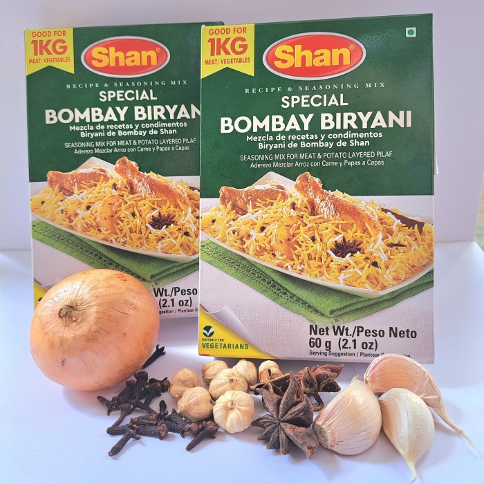 

WR698 Shan Bombay Biryani 60gr Bumbu Biryani Instan NEW