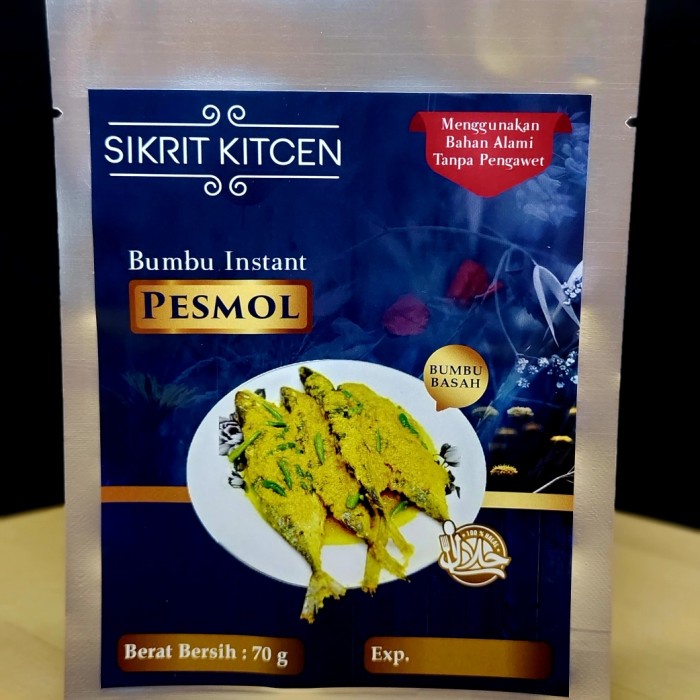 

ZC112 Bumbu instan pesmol Sikrit kitcen 70 gr / sachet SALE