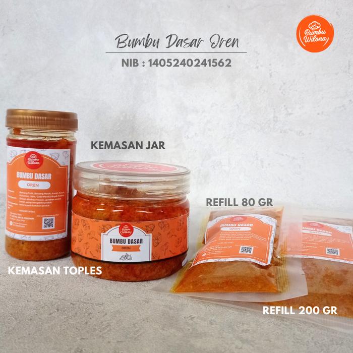 

PV300 BUMBU DASAR ORANGE OREN ORANYE INSTAN NON MSG 200g GRATIS ONGKIR