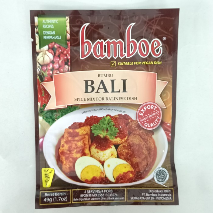 

ZJ112 Bamboe Bumbu Instan Bali 49gr PROMO