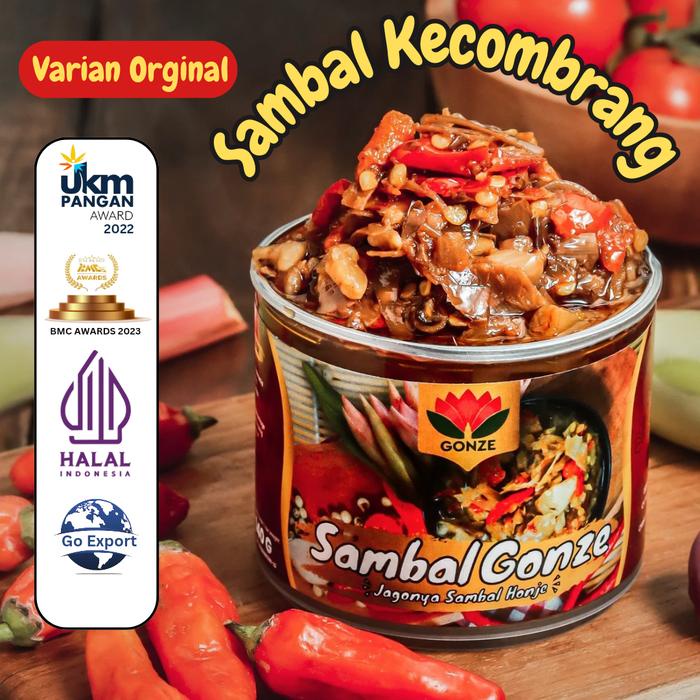 

AO300 Gonze - Sambal Kecombrang Original Premier 140gram sambel honje instan kemasan kaleng bisa