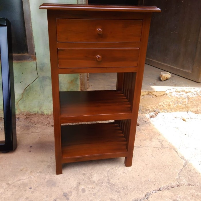 PREMIUM meja dispenser/nakas serbaguna/meja kecil kayu jati