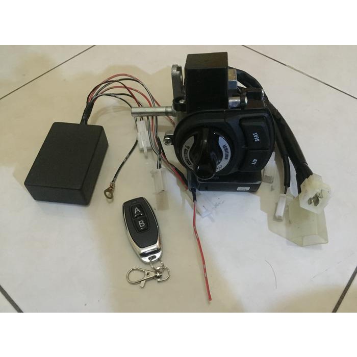 PREMIUM keyless dan modul remote bisa untuk aerox,lexi,freego,mio soul,nouvo