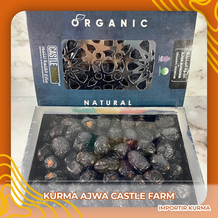 

Lezat- KURMA AJWA PREMIUM ORGANIC CASTLE FARM JUMBO 500gr/1kg