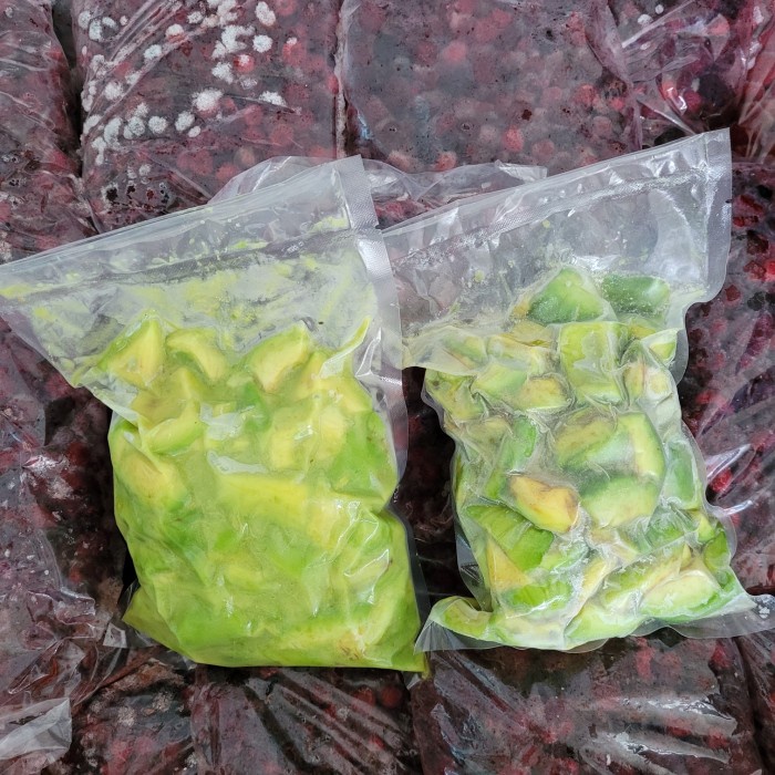 

Lezat- GARANSI TERMURAH 1kg Frozen Avocado ASLI Buah Beku Alpukat Mentega