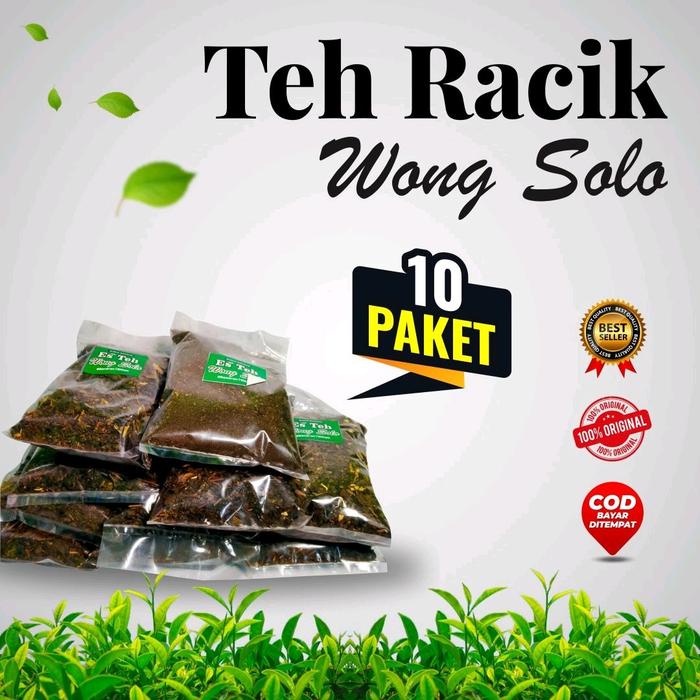 

Teh Racik Wong Solo ( Paket Hemat isi 10 pcs untuk 450 Cup Tea )