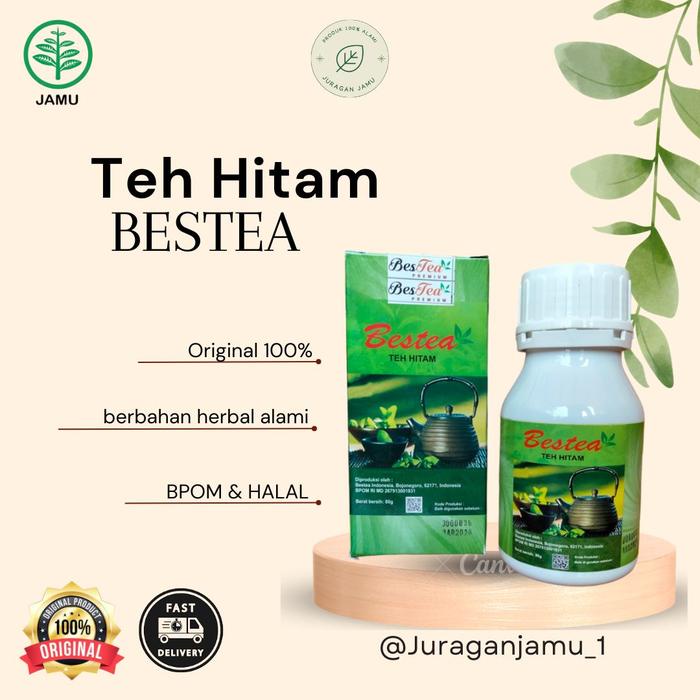 

TEH HITAM BESTEA 80 GRAM BPOM HALAL ORIGINAL