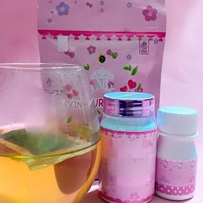 

(PROMO)TEH CHAPS Mildhakitty Jhask Jhos 12Dayy + Shapackhet PP Bonus 1 Pouch - Bunga, Daun Tea