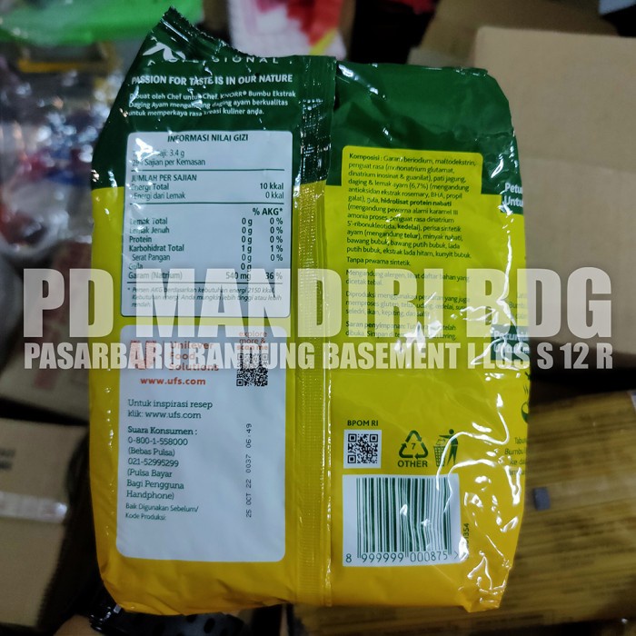 

Lezat- KNORR CHICKEN SEASONING POWDER 1 KG / KALDU AYAM / REFILL / POUCH
