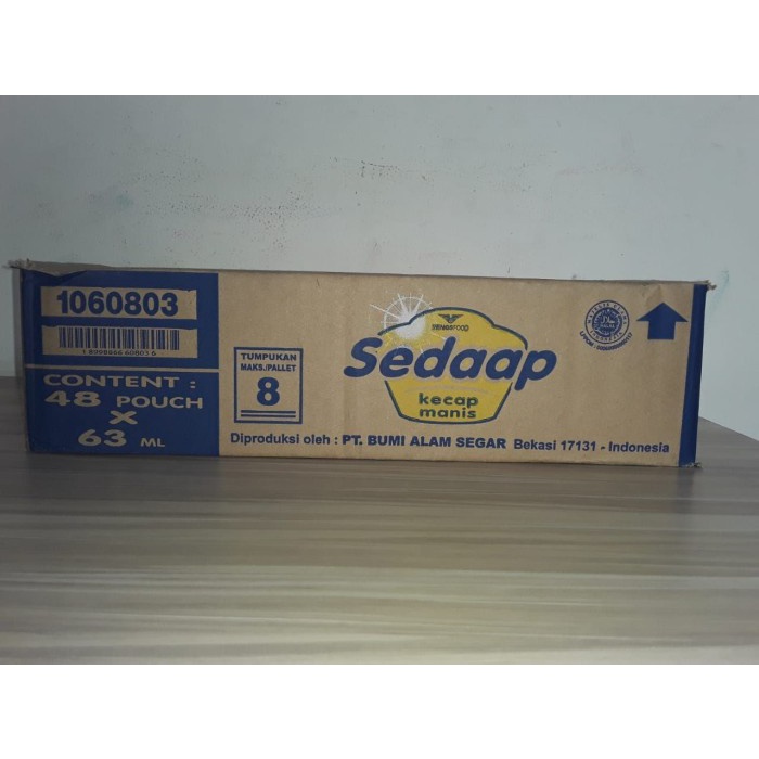 

Lezat- Sedaap Kecap Manis Pouch [63 ml /48pcs /1 karton ]