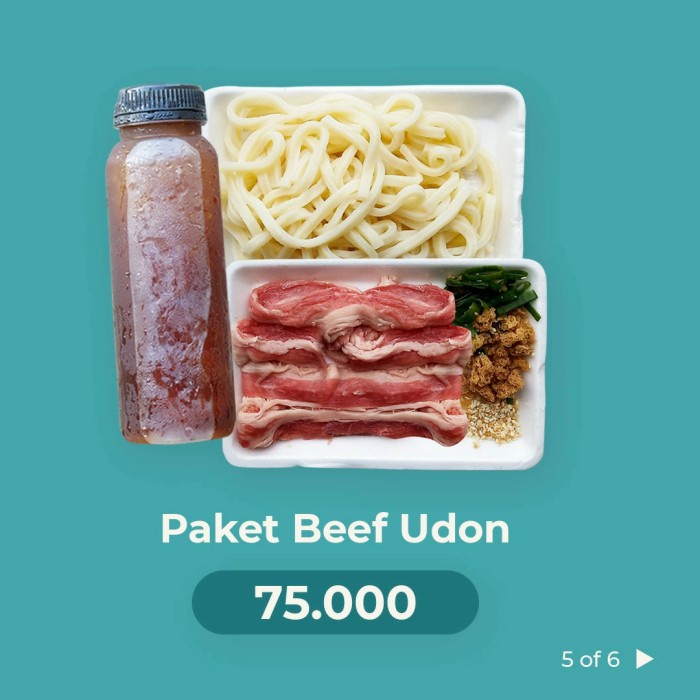 

Paket Beef Udon [untuk 2 orang]