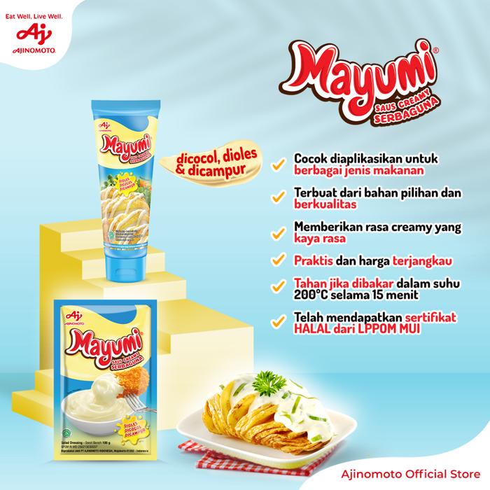 

Lezat- MAYUMI Mayonaise Saus Mayo Original 100g ( 10 pcs)