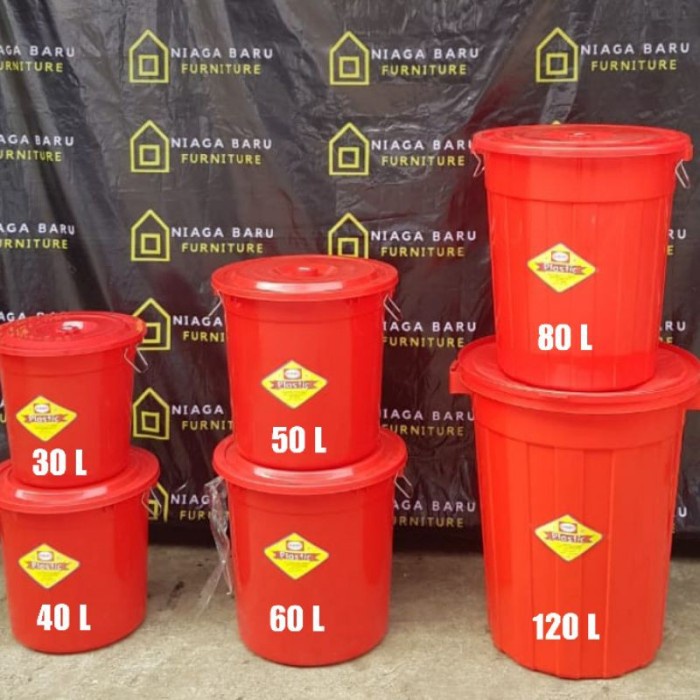 (KHUSUS ) EMBER PLASTIK SHINPO BESAR JUMBO TUTUP