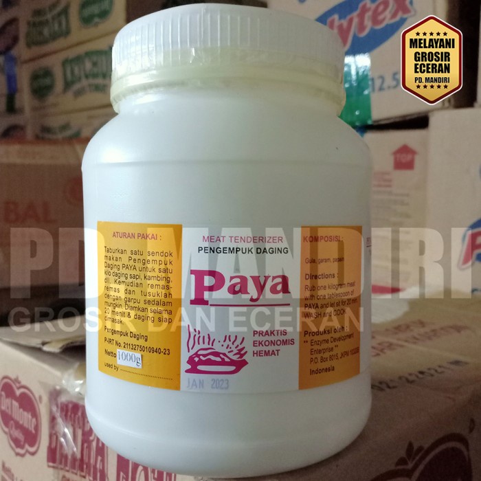 

Lezat- PAYA PENGEMPUK DAGING 1000 GR / MEAT TENDERIZER