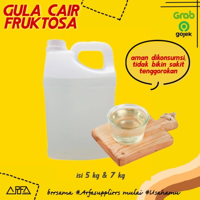 

Lezat- Gula cair fruktosa 5 kg fructose simple