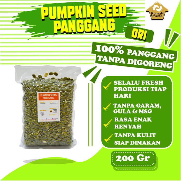 

(GoodSeller) ROASTED PUMPKIN SEED 200GR BIJI LABU PANGGANG