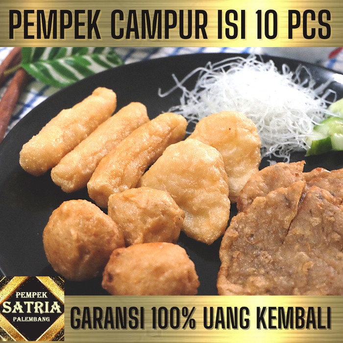 

Mpek Empek Pempek Satria Palembang Campur Mix isi 10 pcs frozen