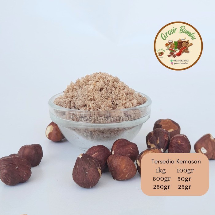 

Hazelnut powder 100gr / hazelnut mentah bubuk