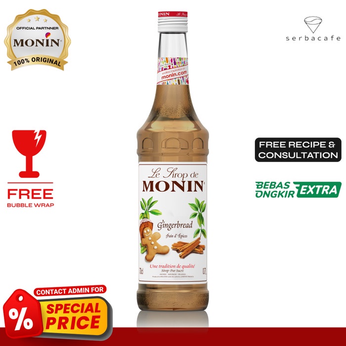 

Monin Syrup Gingerbread (700 ml)