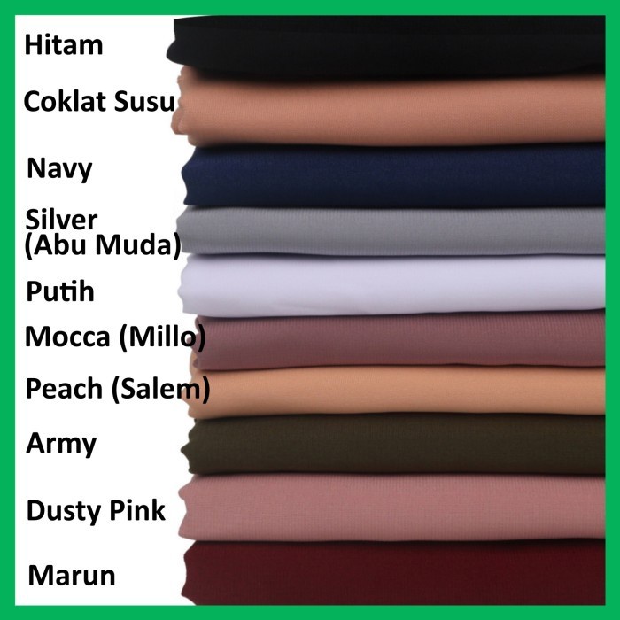 (GoodSeller) Segi 4 Wolfis Grade A 115 X 115 Cm Jilbab Segi Empat Wolpeace Syar'i