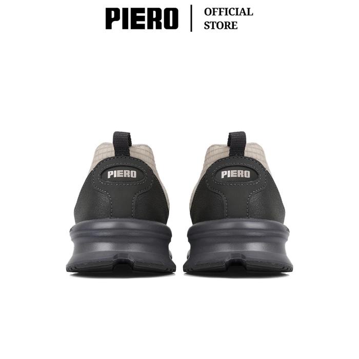 READY STOK PIERO SEPATU SNEAKERS PRIA JOGGER 24 C TRL FEATHER GREY DARK GREY BLACK OLIVE PIE1000217