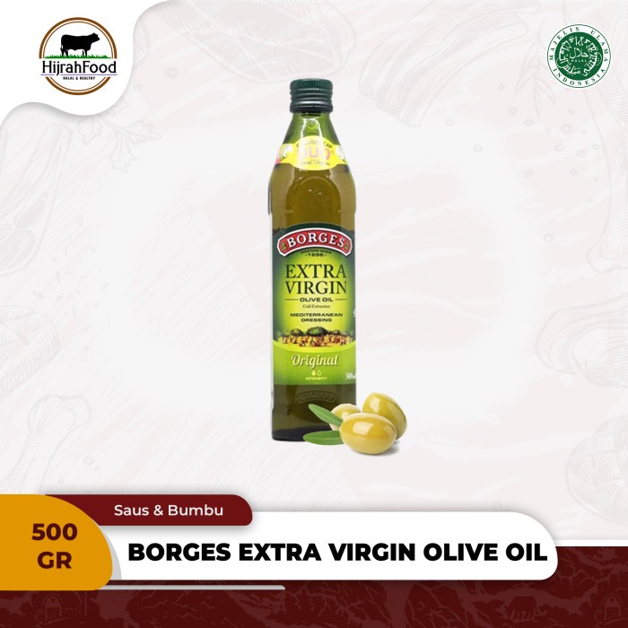 

Lezat- BORGES Extra Virgin Olive Oil 250ml Minyak Zaitun 250 ml