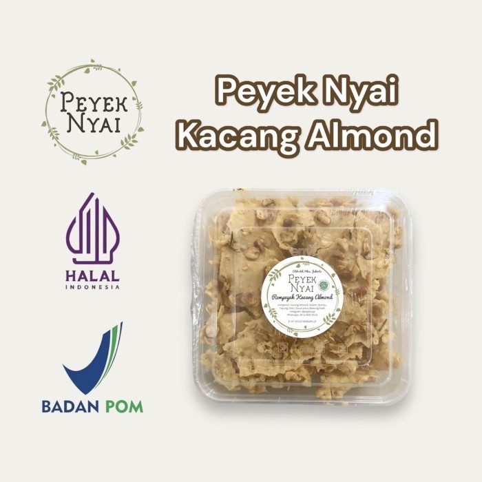 

Rempeyek Peyek Nyai Kacang Almond (Large)