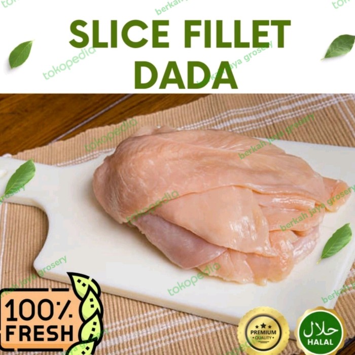 

Lezat- Ayam slice dada khusus katsu 1kg
