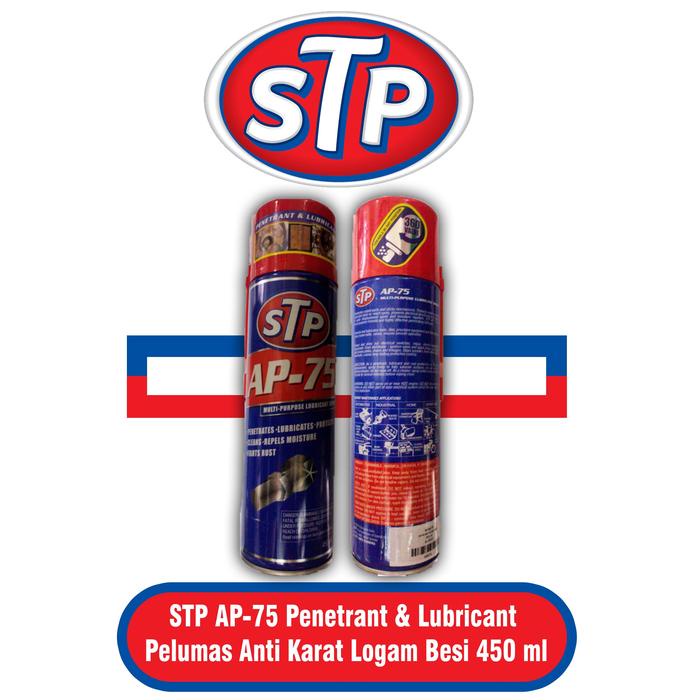 Stp Ap-75 Penetrant & Lubricant Pelumas Anti Karat Logam Besi 450 Ml