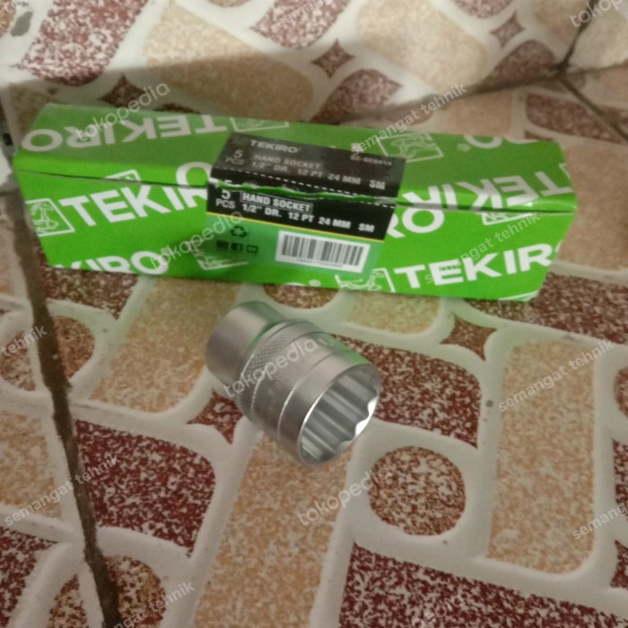 KUNCI SHOCK 24MM TEKIRO MATA SOK 24MM SHOCK 24MM 1/2 INCH 12PT BEST SELLER