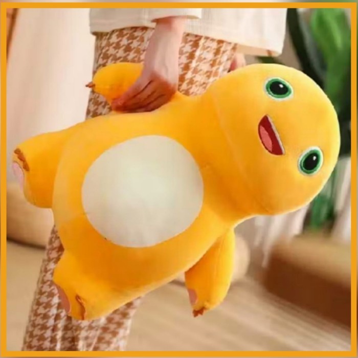 Fancy Toys - Boneka Dino Kuning 50Cm Boneka Lucu Boneka Gemoy Boneka Viral Boneka Tren 2025 Boneka