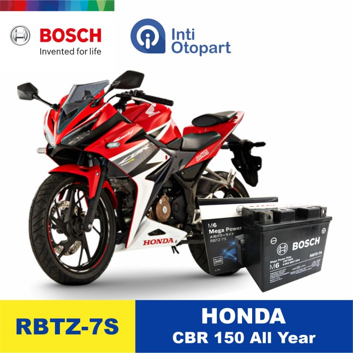 Accu Aki Motor HONDA CBR 150 ORIGINAL BOSCH