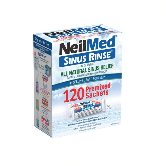 NEILMED SINUS RINSE PREMIXED 120 SACHETS ORIGINAL