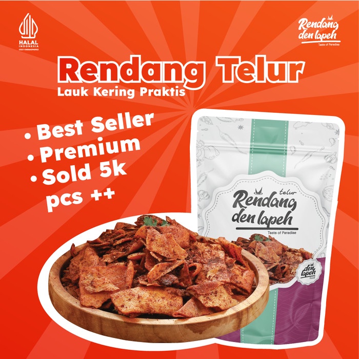 

Rendang Telur Padang Asli / Den Lapeh Food / Rendang Telur Khas Minang