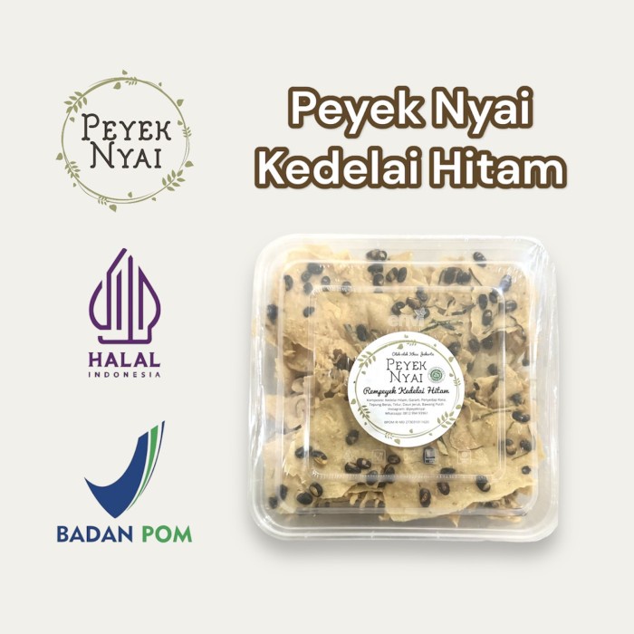 

Rempeyek Peyek Nyai Kedelai Hitam (Large)
