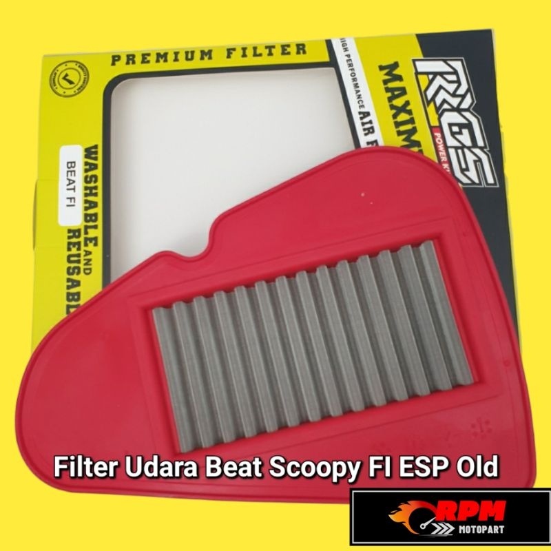 Air Filter Udara RGS Beat Scoopy Fi Esp Vario 110 FI Esp Saringan Udara RGS RRGS