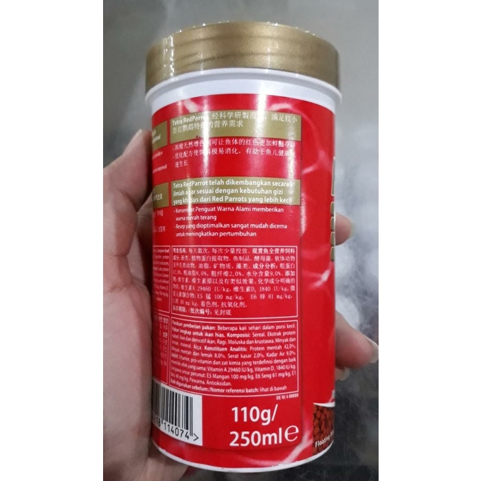 Pet- Pakan Pelet Makanan Ikan Red Parrot TETRA REDPARROT 250 mL