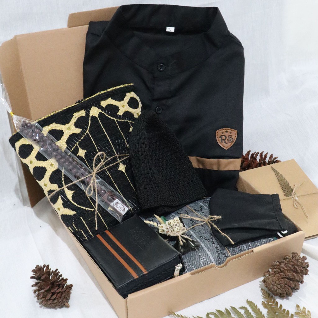 

new product hampers alat sholat pria /sarung koko gift box / spesial hampers box/kado / ramadhan