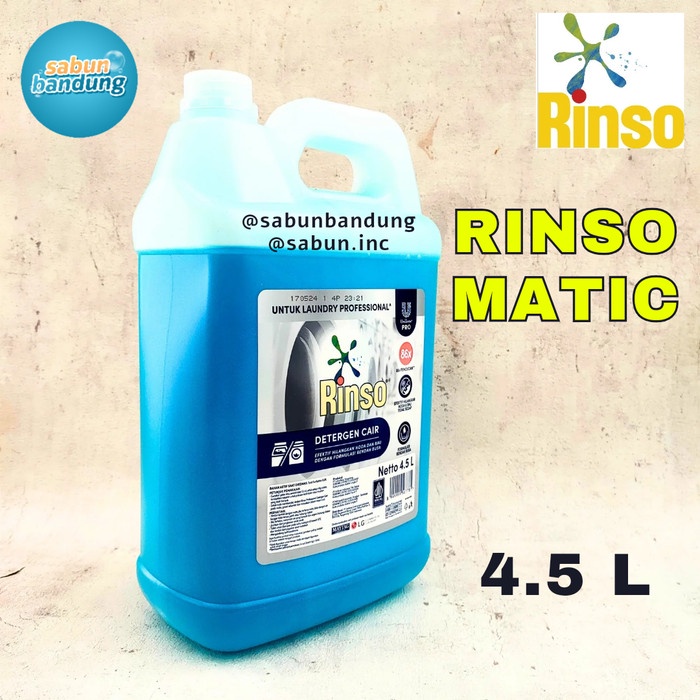 JTTOP" RINSO PROFESSIONAL DETERGENT MATIC