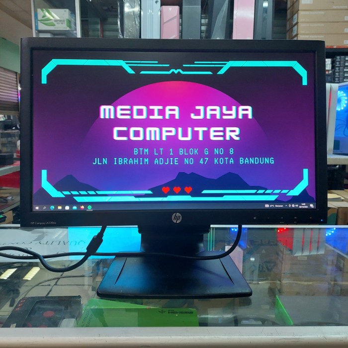 Monitor HP 22 Inch Bekas Widescreen / Monitor 22 HP Bekas Normal *