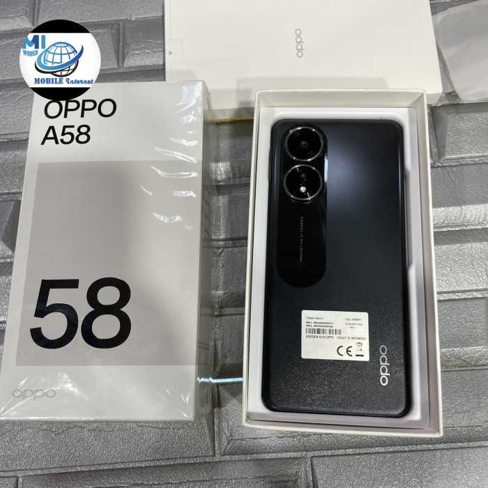 Oppo A58 6/128gb Original fullset garansi resmi hp oppo murah android bekas seken *