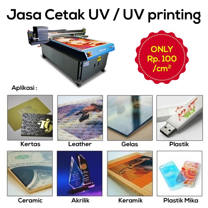 [Jasa Cetak] Uv Printing Cetak Uv Akrilik Kayu Wood Acrylic Murah
