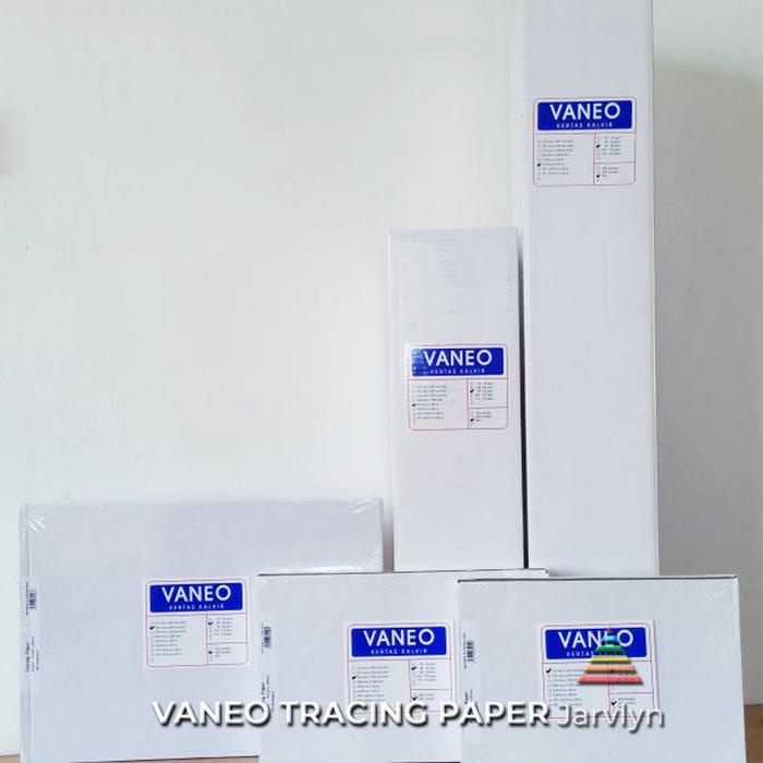

JARVLYN - VANEO KERTAS KALKIR PLANO 90/95GSM TRACING PAPER GAMBAR DRAFTING ARSITEK STENCIL SABLON