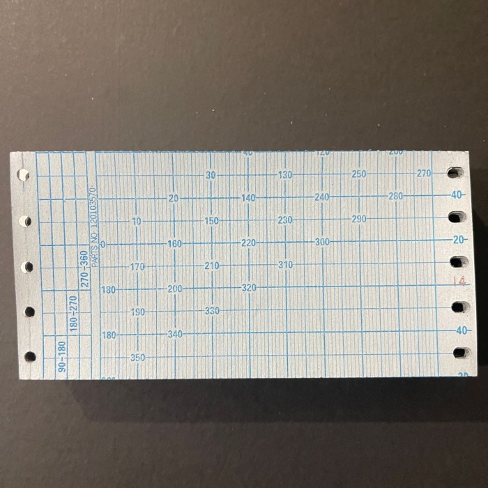 

COURSE RECORDER PAPER TOKIMEC CR1, CR4
