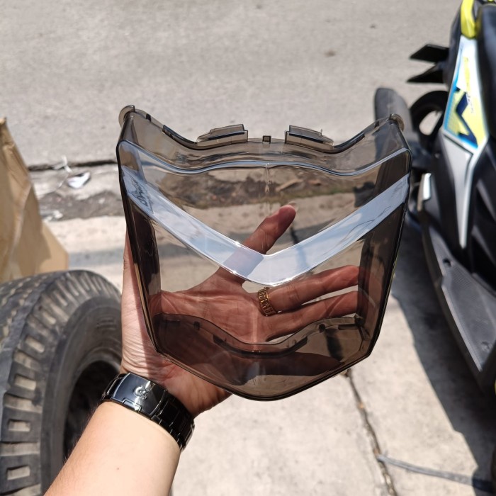 Mika Kaca Lampu Depan + Mika Kaca Lampu Sein Depan Beat Karbu Smoke/Riben Zoro