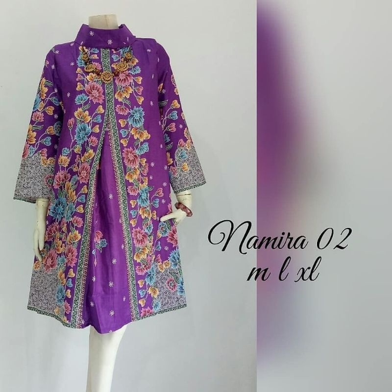 BEST SALE Contoh TUNIK BATIK CANTIK KEKINIAN model ATASAN BATIK WANITA TERLARIS