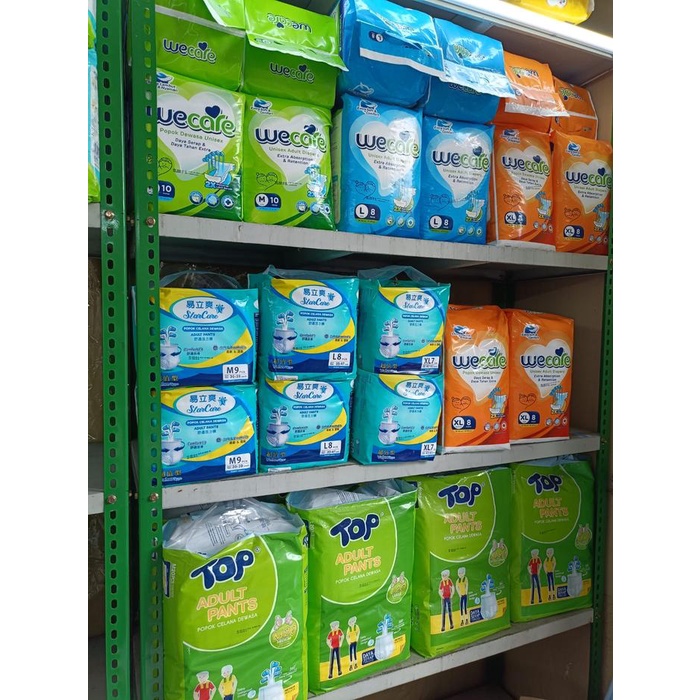 Wecare Popok Dewasa M10,L8,XL8 2Ball/2Pcs