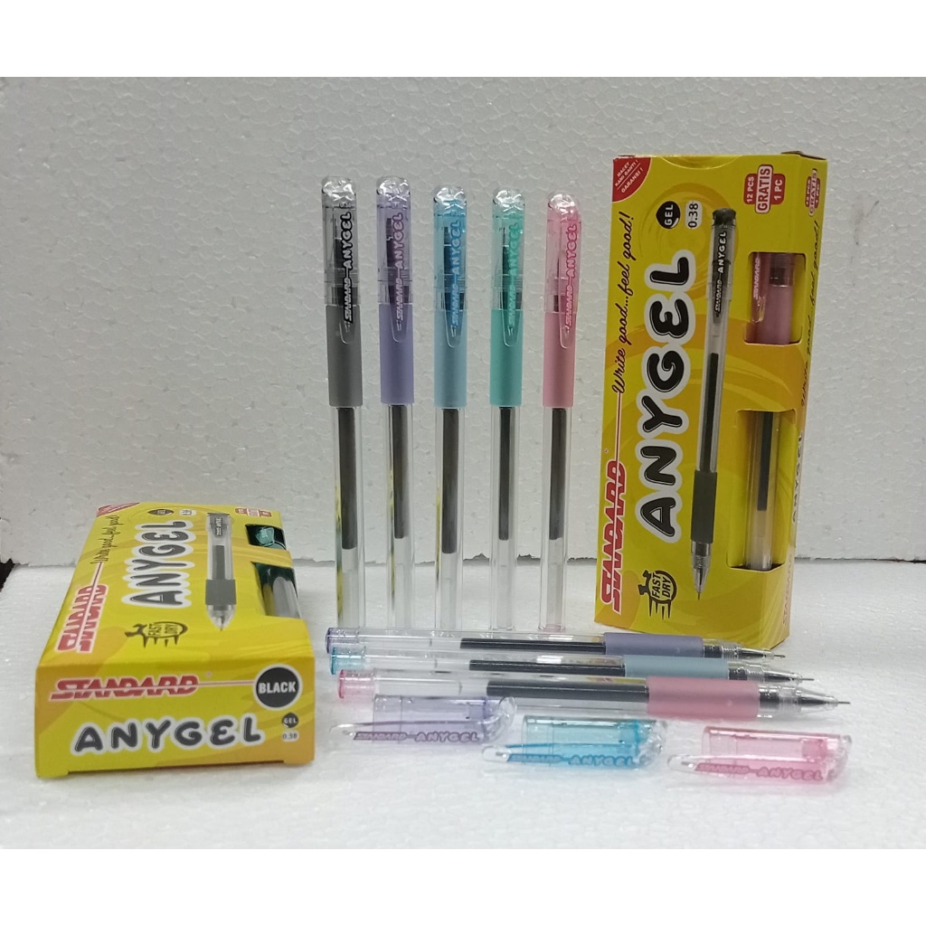 

Pulpen Standard Any Gel 0.38 Mm (1Pak) +
